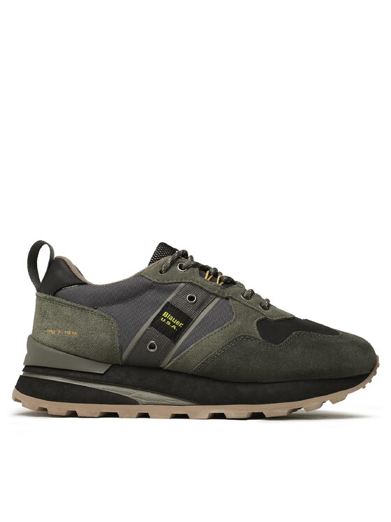 Blauer Verde Polyester Men Sneaker