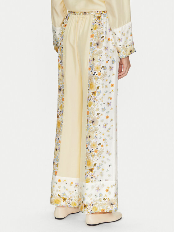 Munthe Munthe Штани з тканини Febert 251140025118 Бежевий Relaxed Fit