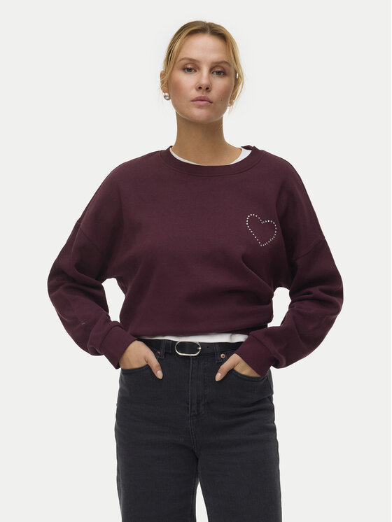 Vero Moda Vero Moda Pulóver Lotte 10333544 Lila Regular Fit