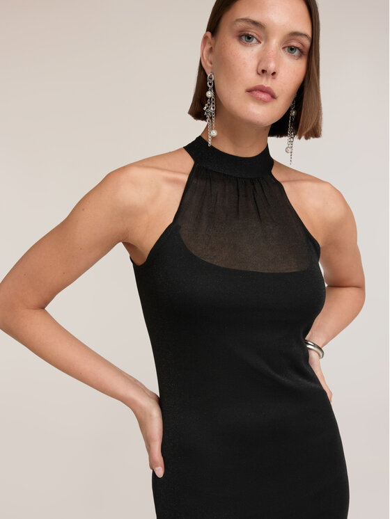 Motivi Motivi Abito da sera 7671W001565N033 Nero Flared Fit