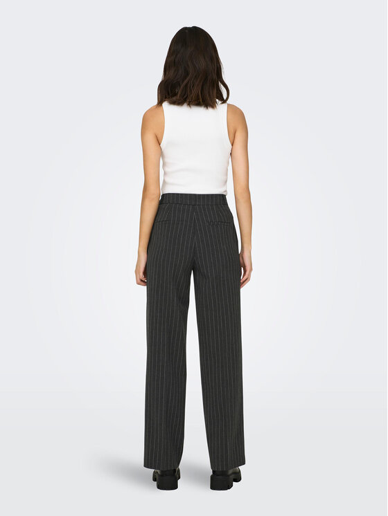 ONLY ONLY Παντελόνι υφασμάτινο 15304267 Γκρι Straight Fit