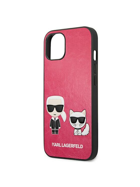 KARL LAGERFELD KARL LAGERFELD Etui na telefon iPhone 13 Mini Fioletowy