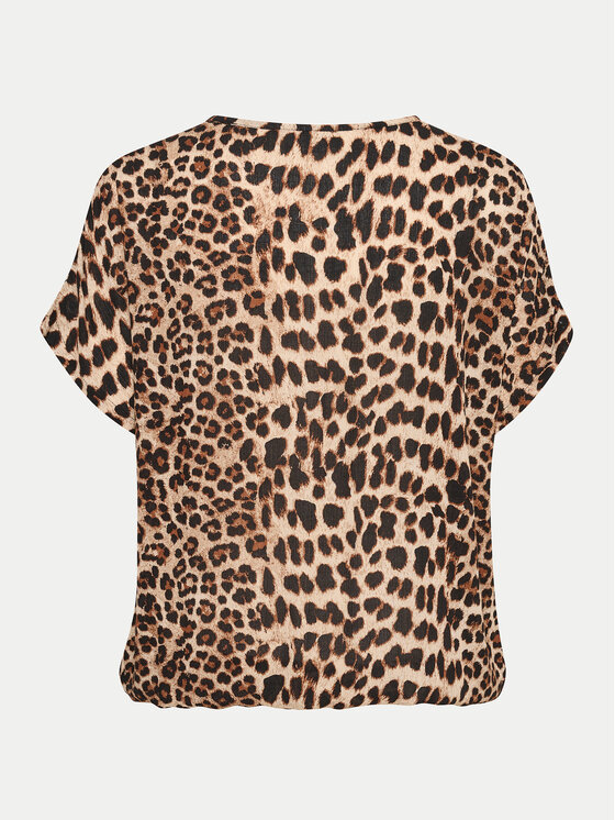 Kaffe Kaffe Majica Amber 10508257 Rjava Relaxed Fit