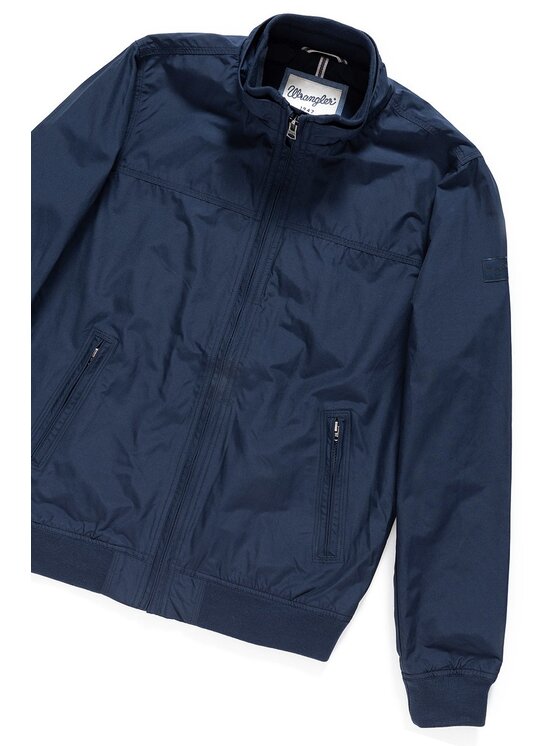 Wrangler Wrangler Giacca di transizione BOMBER JACKET Blu Regular Fit