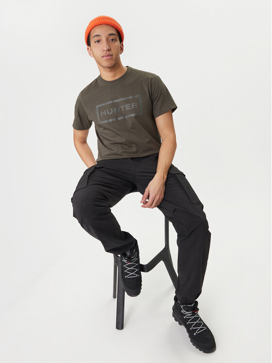 Hunter Hunter T-Shirt Halton HARM0019252 Grün Regular Fit