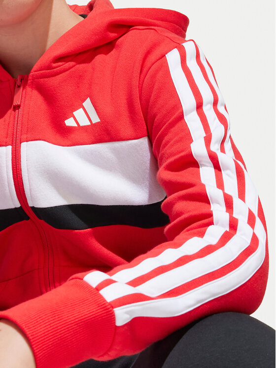 adidas adidas Спортивний костюм Seasonal Essentials Tiberio 3-Stripes JC7522 Червоний Regular Fit