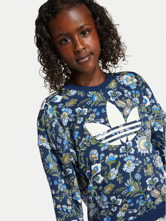 adidas adidas Set majica dugih rukava i leggins Liberty London JV7804 Crvena Loose Fit
