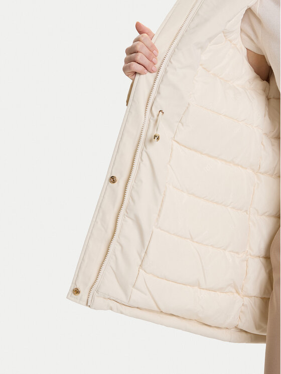 Rinascimento Rinascimento Зимно яке CFC0122158003 Екрю Regular Fit