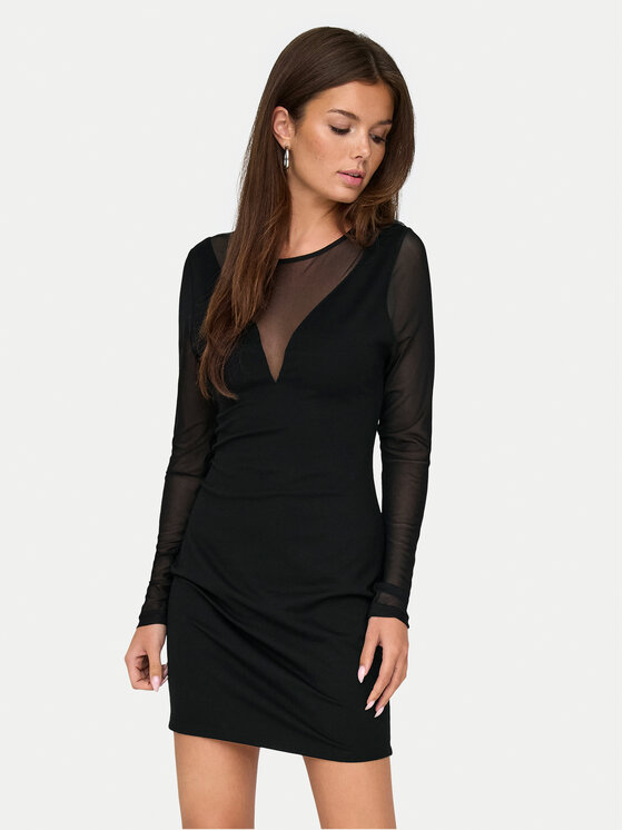 ONLY Rochie cocktail Becki 15331783 Negru Slim Fit