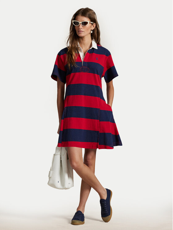 Polo Ralph Lauren Polo Ralph Lauren Kleid für den Alltag 211971761001 Rot Regular Fit