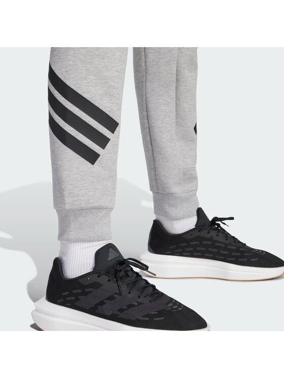 adidas adidas Sportinės kelnės Future Icons 3-Stripes JD4867 Pilka Regular Fit