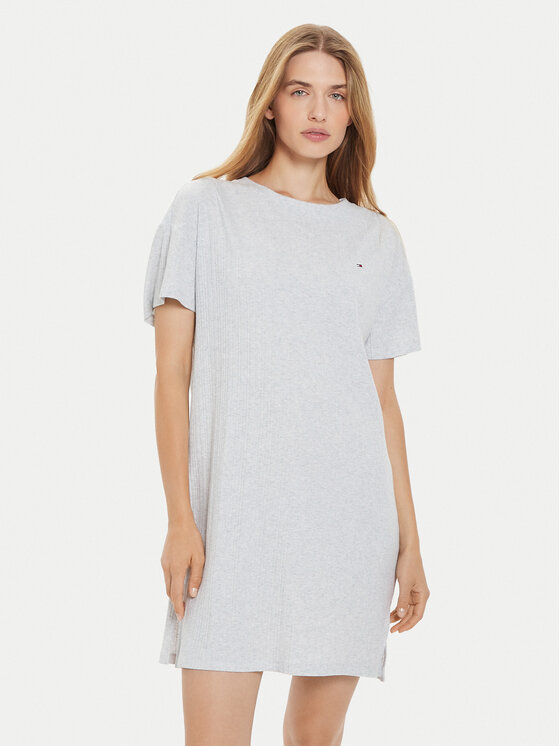 Tommy Hilfiger Každodenné šaty UW0UW05569 Sivá Relaxed Fit