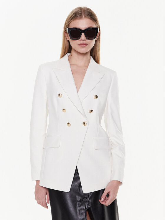 Giacca da abito 50483306 Bianco Slim Fit