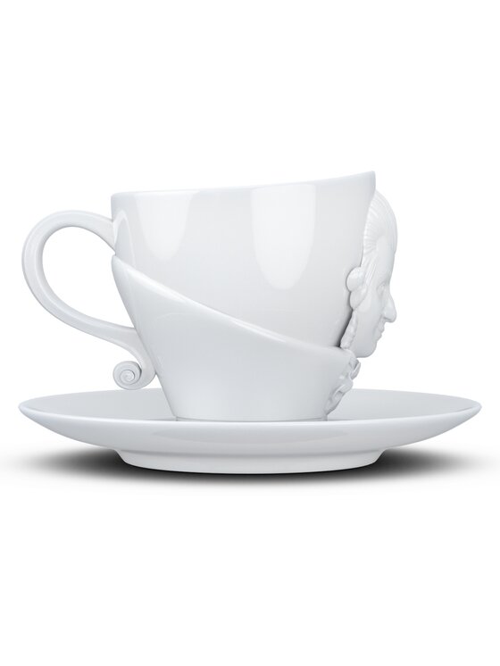 58 products 58 products Filiżanka ze spodkiem uniwersalna - Wolfgang Amadeus Mozart Biały