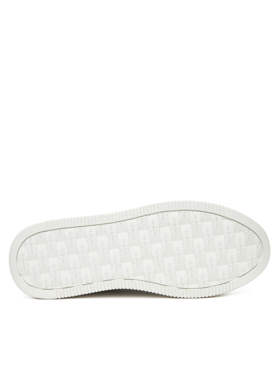 Calvin Klein Jeans Calvin Klein Jeans Снікерcи Bold Flatf Low Lace Lth YW0YW01878 Чорний