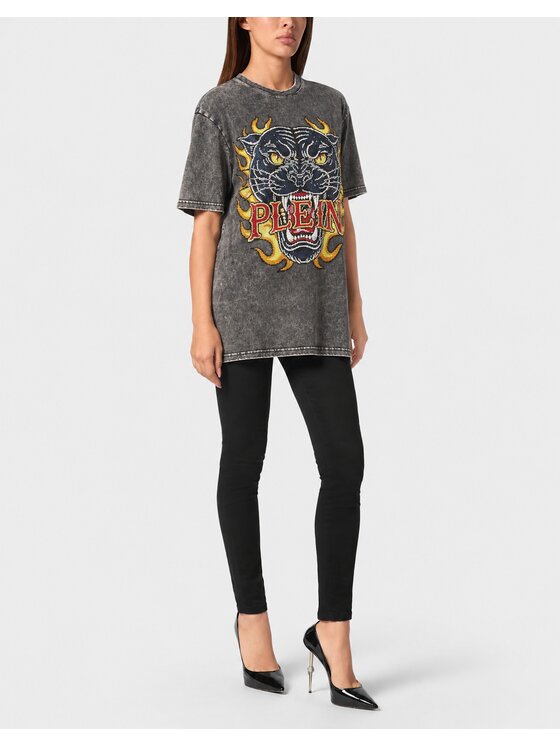 PHILIPP PLEIN PHILIPP PLEIN T-shirt 32157 Nero Over Fit
