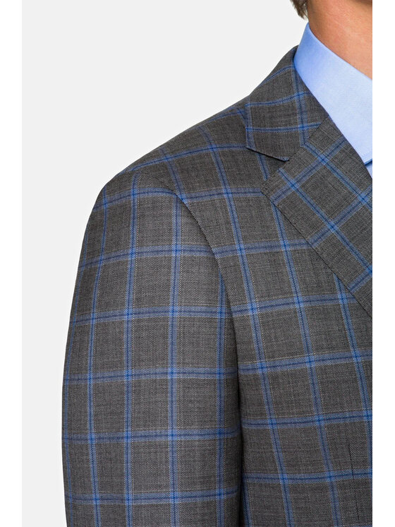 Lancerto Lancerto Garnitur Cadix Szary Regular Fit