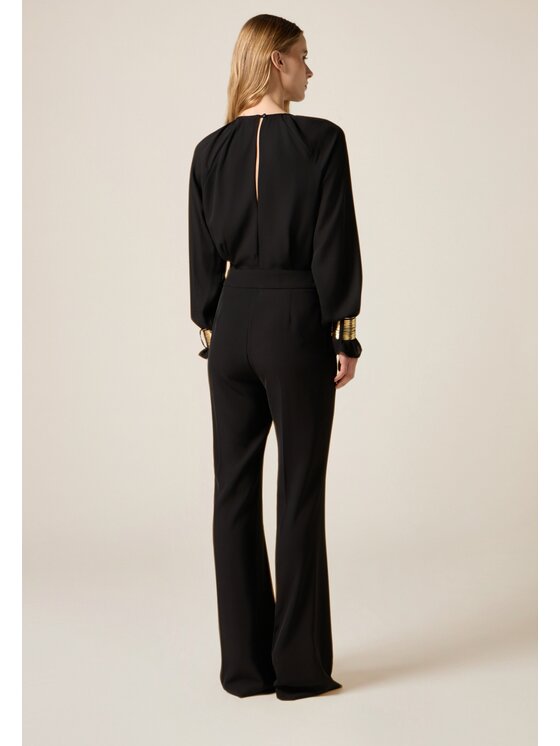 Oltre Oltre Jumpsuit 7088R005149N033 Nero Regular Fit