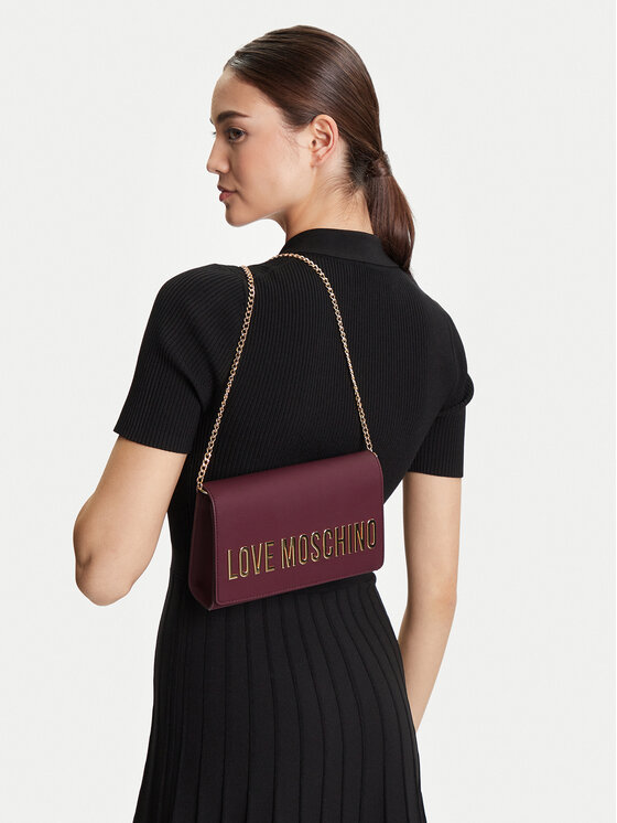 LOVE MOSCHINO LOVE MOSCHINO Torebka JC4103PP1NKD0552 Bordowy