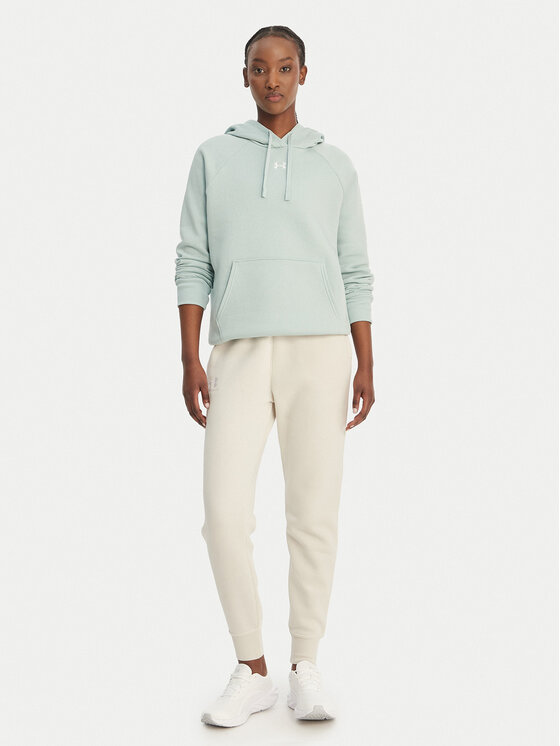 Under Armour Under Armour Džemperis Ua Rival 1379500 Žalia Loose Fit
