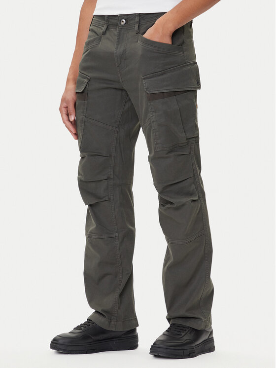 G-Star Raw G-Star Raw Hlače 3D D26950-C106 Siva Straight Fit