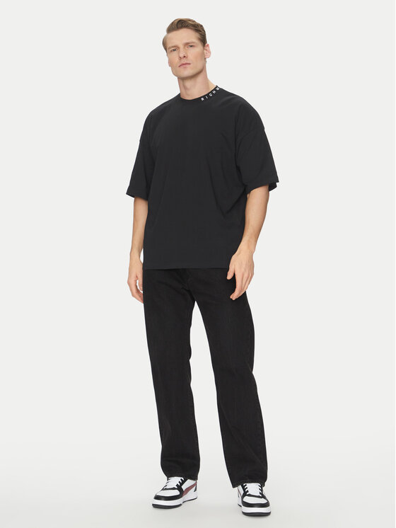 Richmond X Richmond X T-Shirt Bani UMA24058TS Czarny Regular Fit