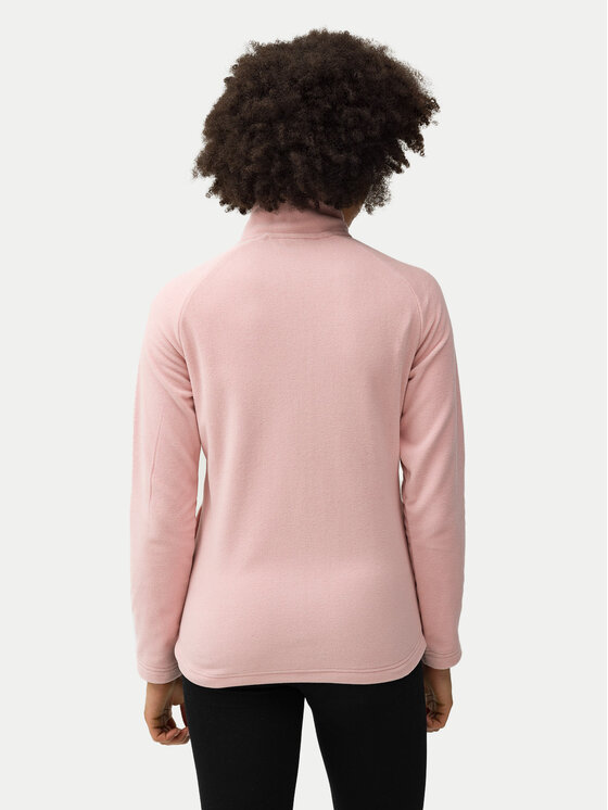 4F 4F Felpa di pile 4FWSS24TFLEF179 Rosa Regular Fit