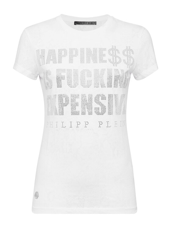 PHILIPP PLEIN PHILIPP PLEIN T-Shirt 10401 Biały