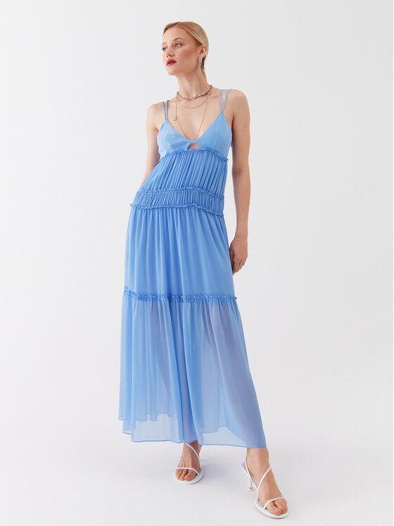 Patrizia Pepe Patrizia Pepe Літня сукня 2A2515/A061-C949 Голубий Relaxed Fit