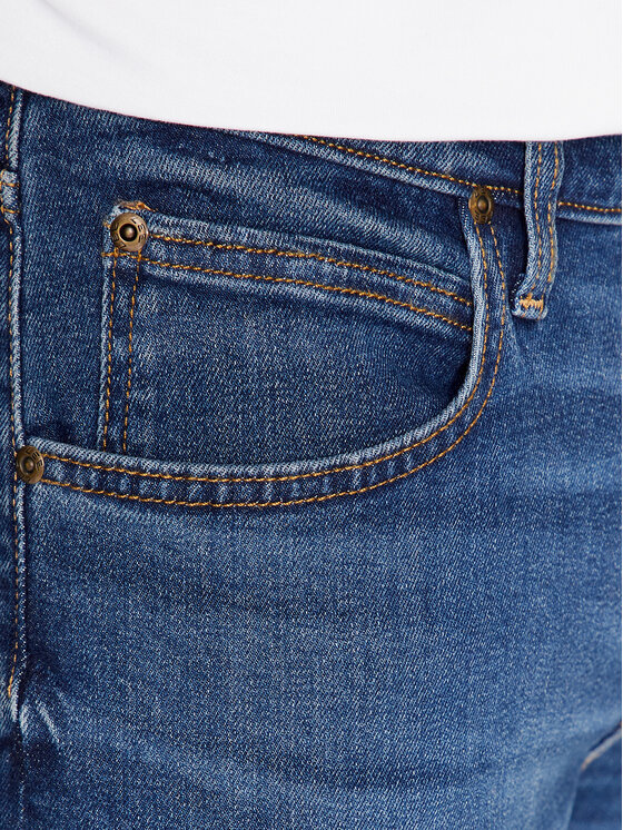 Lee Lee Джинси 112342254 Голубий Slim Fit