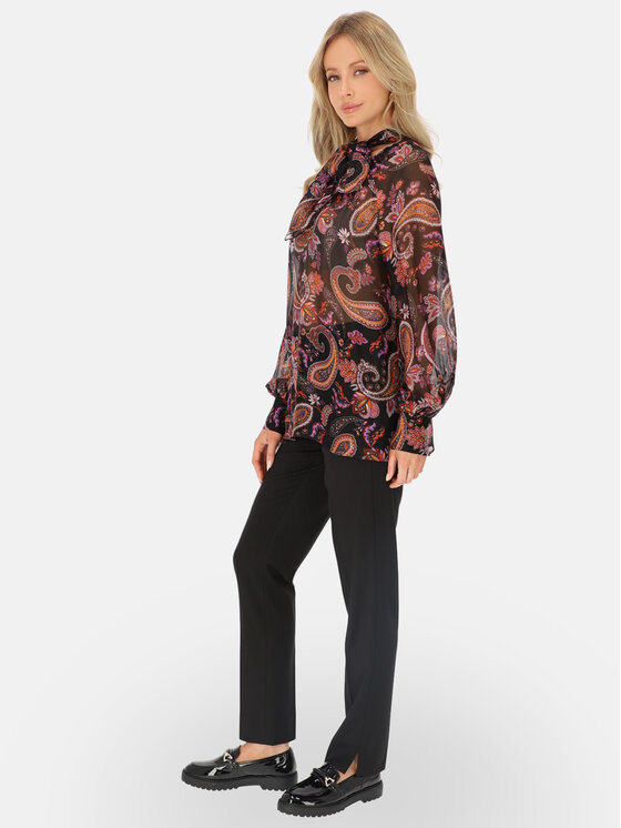 L’AF L’AF Bluzka Prima Czarny Regular Fit