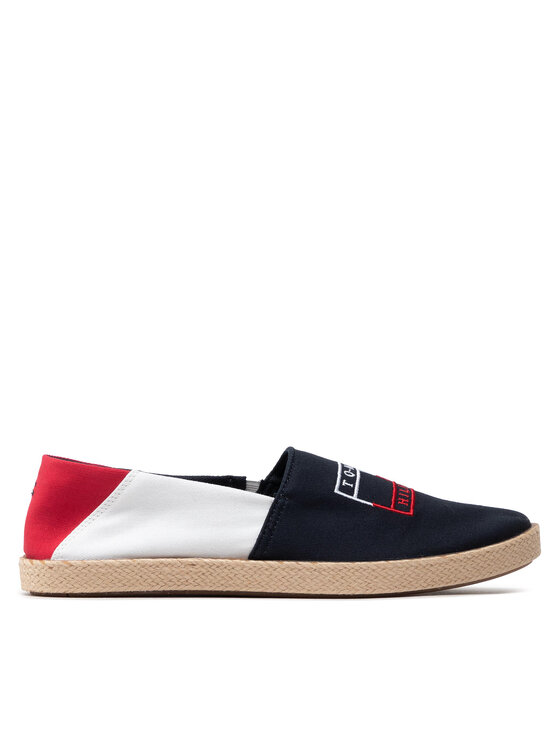 Tommy Hilfiger Tommy Hilfiger Espadrillas Color Block Espadrille FM0FM04057 Blu scuro