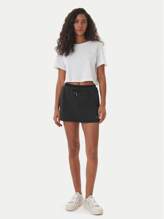 Guess Jeans Guess Jeans Fustă-pantalon W6GDG4 K68I4 Negru Regular Fit