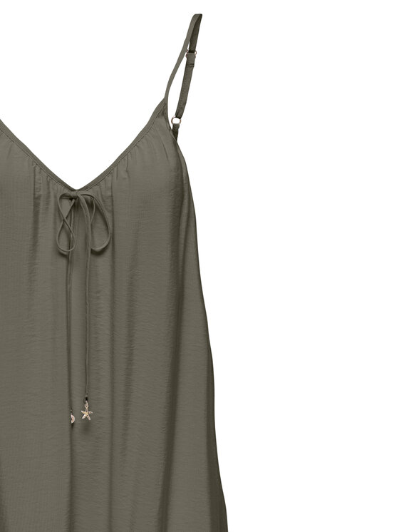 ONLY ONLY Vasarinė suknelė Misara 15373962 Tamsiai žalia Regular Fit