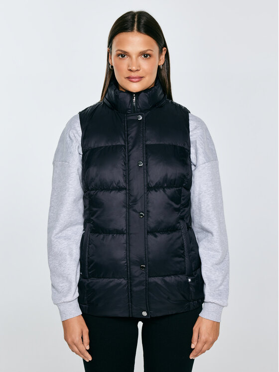 BIG STAR BIG STAR Kamizelka PIXANA Czarny Basic Fit