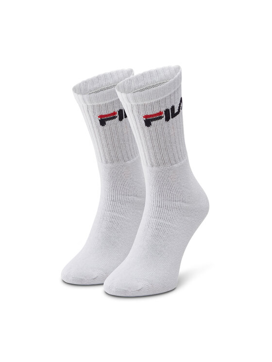 sensor Pants Become Fila Σετ 3 ζευγάρια ψηλές κάλτσες unisex F9505 Λευκό • Modivo.gr