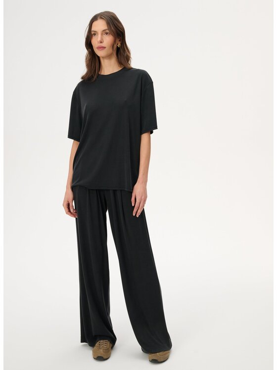 LEBRAND LEBRAND T-Shirt Ariana Μαύρο