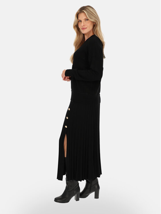 L’AF L’AF Sweter Aura Czarny Regular Fit