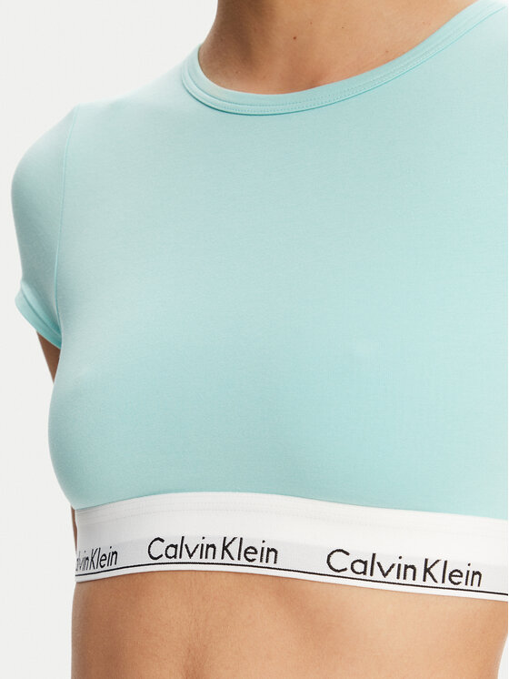 Calvin Klein Underwear Calvin Klein Underwear Majica LV00QF7213 Zelena Slim Fit