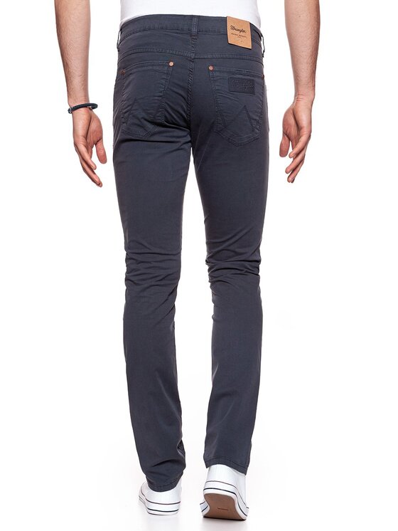 Wrangler Wrangler Spodnie materiałowe LARSTON Niebieski Slim Fit