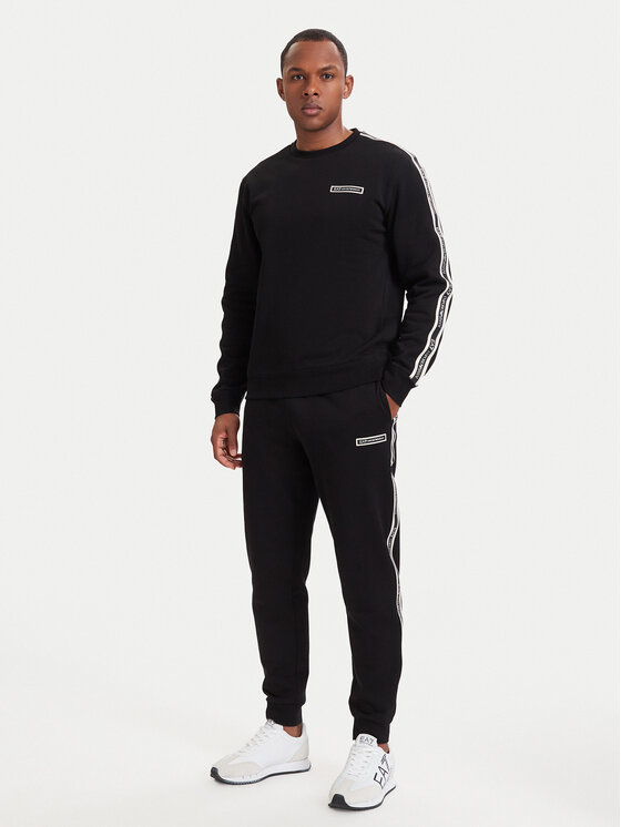 EA7 Emporio Armani EA7 Emporio Armani Bluza 7M002195 AF10377 UC001 Czarny Regular Fit