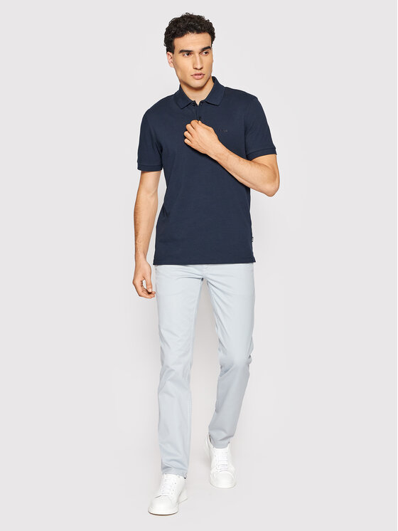 BOSS Boss Polo Pallas 50468362 Tamnoplava Regular Fit