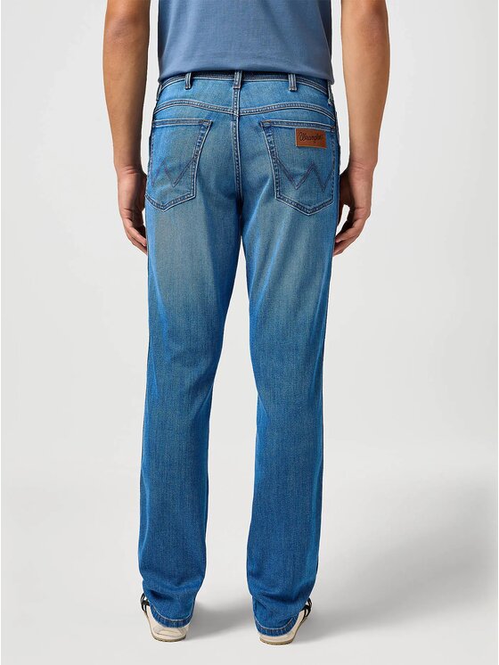 Wrangler Wrangler Jeansy TEXAS SLIM Niebieski Slim Fit