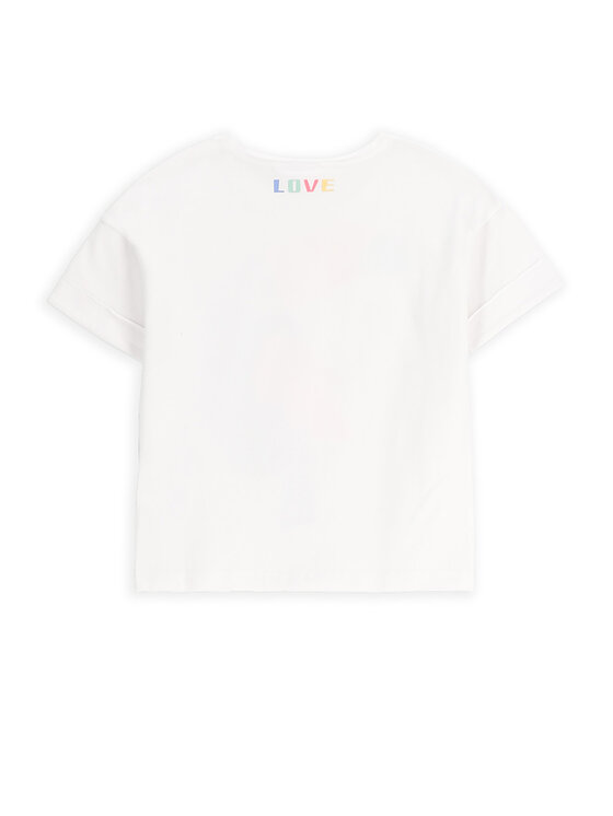 Coccodrillo Coccodrillo Tričko WC5143201TGK Biela Regular Fit