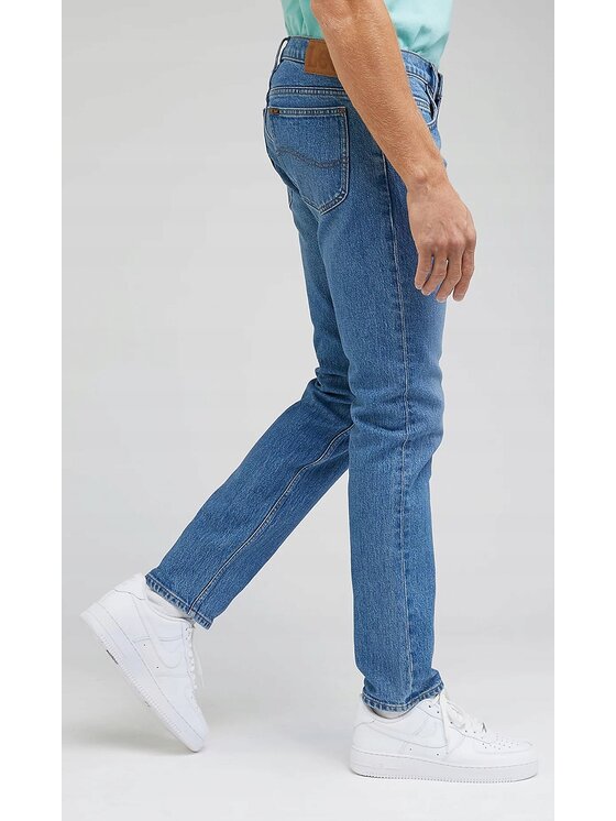 Lee Lee Jeansy Rider Niebieski Slim Fit