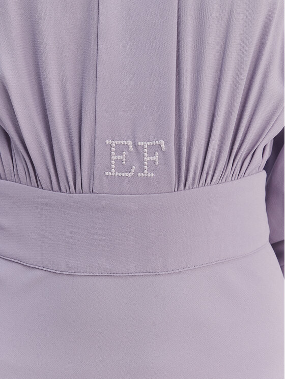 Elisabetta Franchi Elisabetta Franchi Kokteilinė suknelė AB-923-61E2 Violetinė Regular Fit