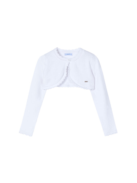 Mayoral Mayoral Болерце 320 Бял Regular Fit