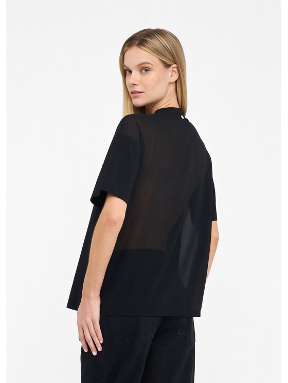 Liu Jo Liu Jo T-shirt CF5063J008822222 Nero Regular Fit