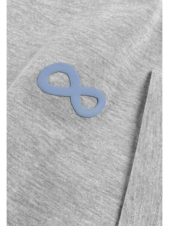 PROSTO. PROSTO. T-Shirt Big log Infinity Szary Oversize