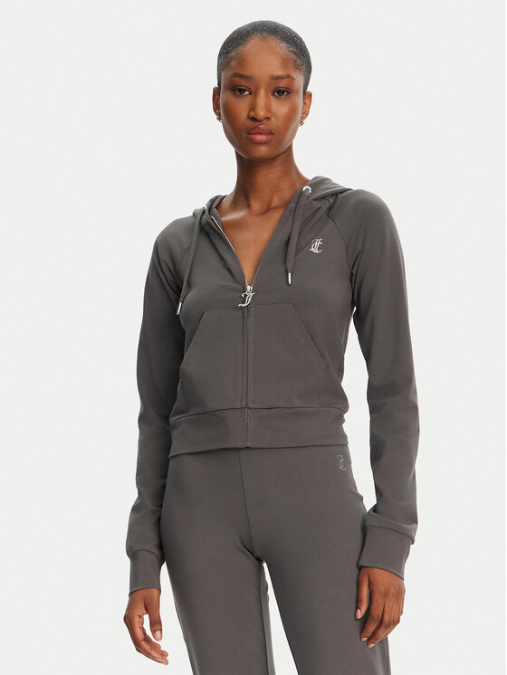 Juicy Couture Juicy Couture Pulóver Ola JCWAS125310 Szürke Slim Fit